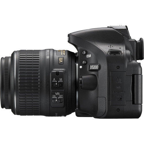 Nikon D5200/D5600 DSLR Camera with 18-55mm VR Lens (Black) With 64GB -Great Saving Full Kit