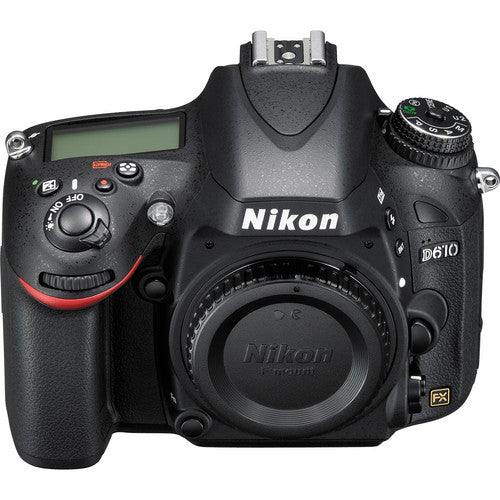 Nikon D610 DSLR Camera with Nikon 50mm 1.8D, Nikon 70-300mm G &amp; 15mm f/4 LD UNC Macro Wide Angle Lens Supreme Bundle