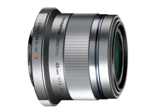 Olympus M. Zuiko Digital ED 45mm f/1.8 Lens (Silver)