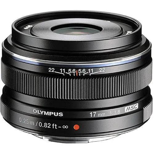 Olympus M.ZUIKO Digital 17mm f/1.8 Lens (Black)
