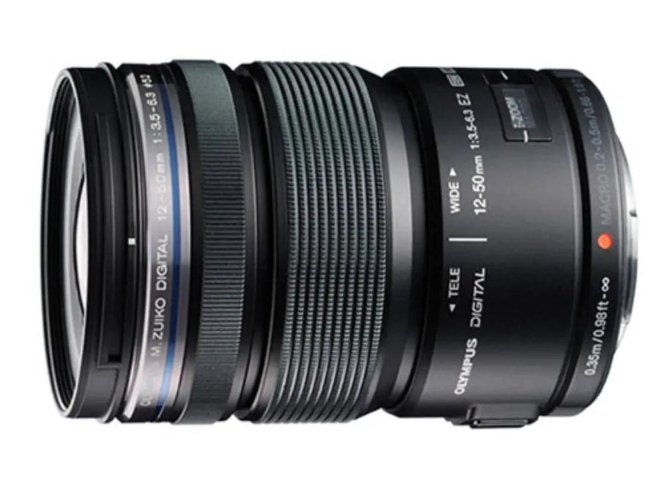 Olympus M.ZUIKO ED 12-50mm f/3.5-6.3 EZ Micro 4/3 Lens (Black)