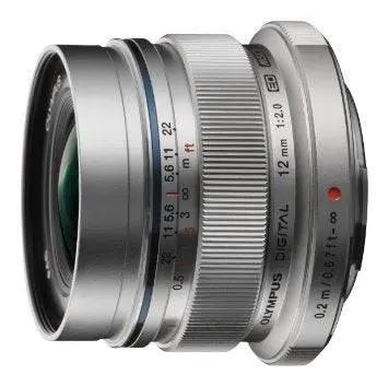 Olympus M.Zuiko Digital ED 12mm f/2.0 Lens (Silver)