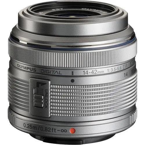 Olympus M.Zuiko Digital ED 14-42mm f/3.5-5.6 II R Lens (Silver