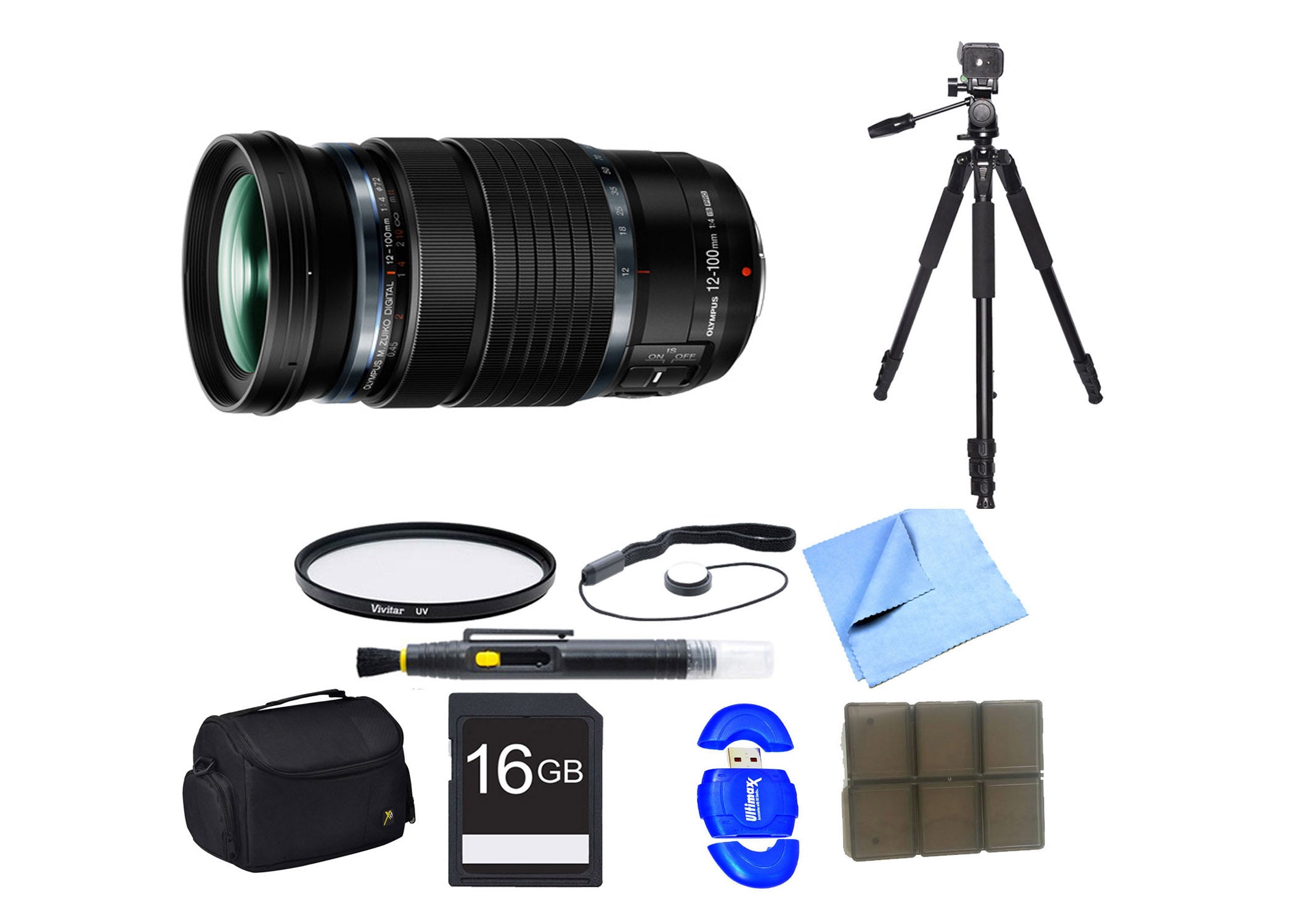 Olympus M.Zuiko Digital ED 12-100mm f/4 IS PRO Lens with