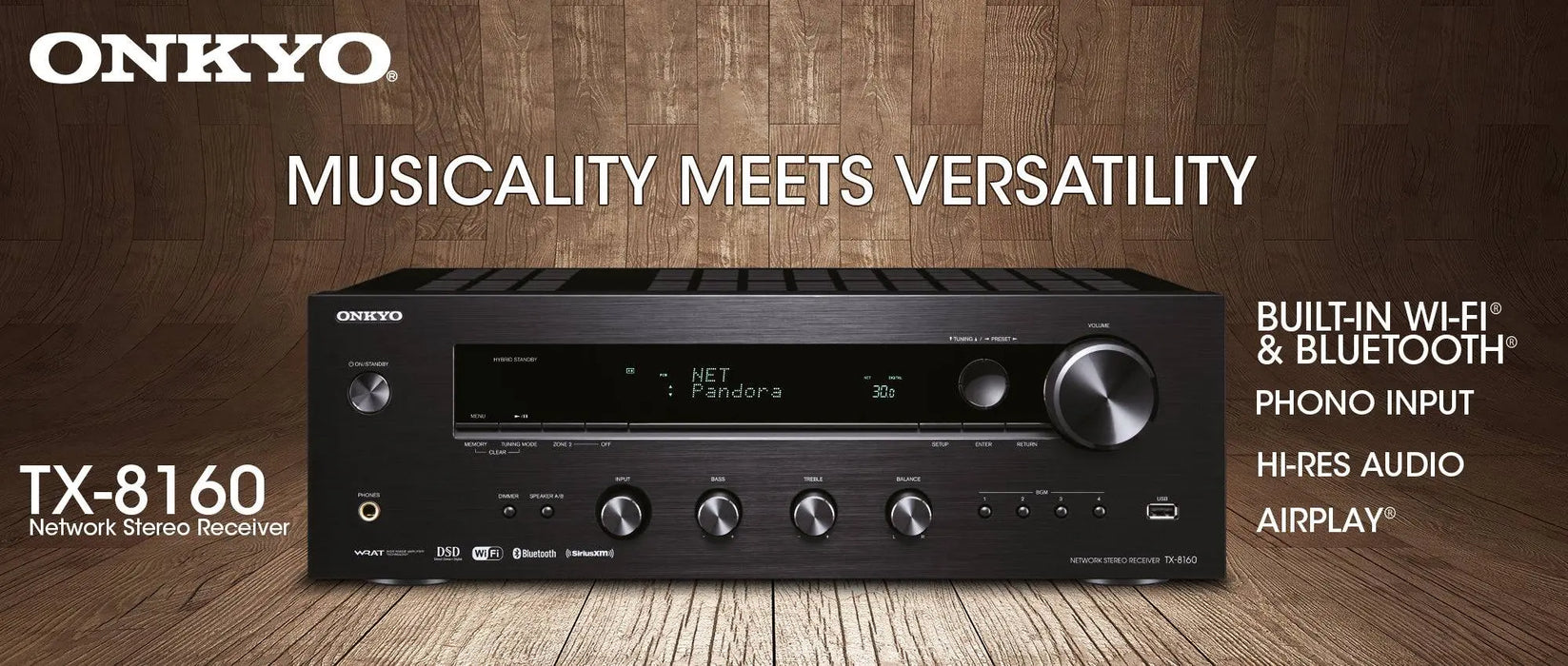 Onkyo TX-8160 Network Stereo Receiver