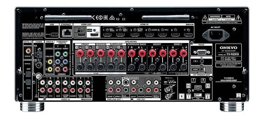 Onkyo TX-RZ810 7.2-Channel Network A/V Receiver