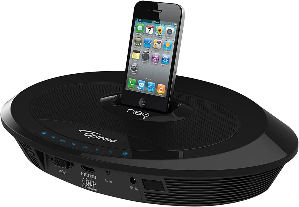 Optoma GT200, 150 Lumens, All-in-One LED Gametime Projector (Black)
