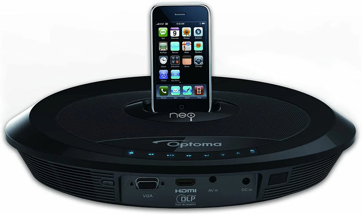 Optoma GT200, 150 Lumens, All-in-One LED Gametime Projector (Black)
