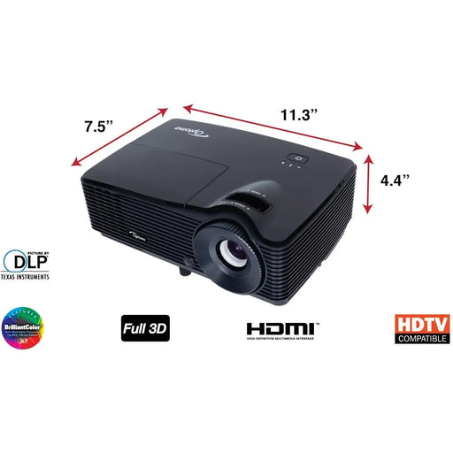 Optoma Technology DS331 SVGA 3D DLP Multimedia Projector