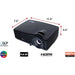 Optoma Technology DS331 SVGA 3D DLP Multimedia Projector