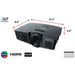 Optoma Technology W316ST WXGA DLP 3D Projector
