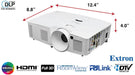 Optoma Technology X351 3600-Lumen XGA 3D DLP Multimedia Projector