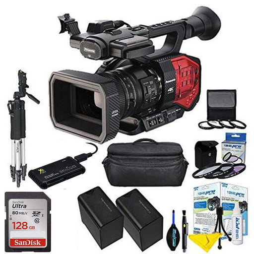 Panasonic AG-DVX200 4K Handheld Camcorder with Sandisk 128GB MC| 2x Spare Batteries | & More