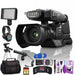 Panasonic HC-MDH3 AVCHD Shoulder Mount Camcorder with LCD Touchscreen &amp; LED Light Platinum Kit