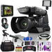 Panasonic HC-MDH3 AVCHD Shoulder Mount Camcorder with LCD Touchscreen &amp; LED Light Premium Bundle