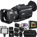Sony PXW-Z90V 4K HDR XDCAM with Fast Hybrid AF w/ Atomos Ninja V | SanDisk 240GB Extreme Pro Solid State Drive|4x Extra Batteries &amp; MORE