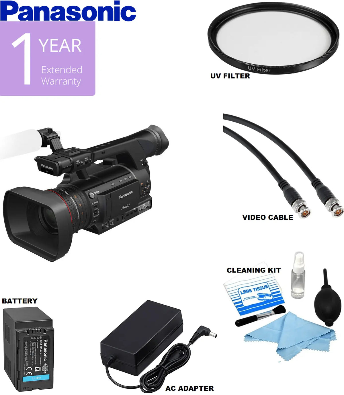 Panasonic AG-HPX250 P2 (NTSC) HD Handheld Camcorder — BuyDirect & Save