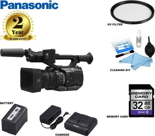 Panasonic AG-UX90 4K/HD Professional Camcorder Starter PKG 1