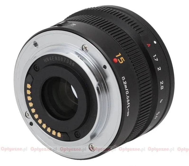 Panasonic LUMIX G Leica DG Summilux 15mm f/1.7 ASPH. Lens (Black)