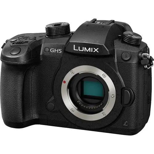 Panasonic Lumix DC-GH5 Mirrorless Micro 4/3 Camera Body W/ 64GB Memory Card Deluxe Bundle