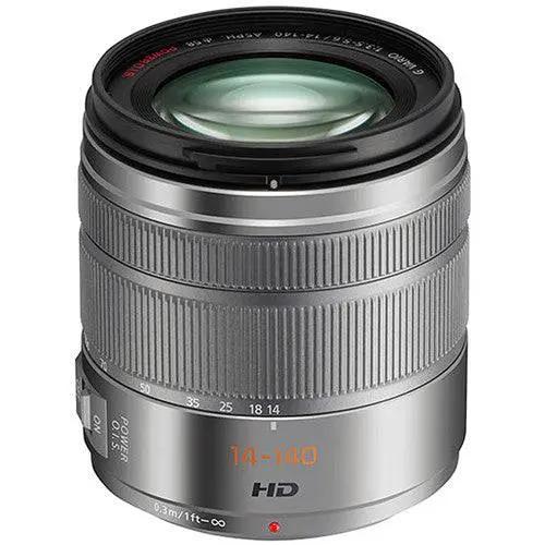 Panasonic Lumix G Vario 14-140mm f/3.5-5.6 ASPH. POWER O.I.S. Lens (Silver/Black)