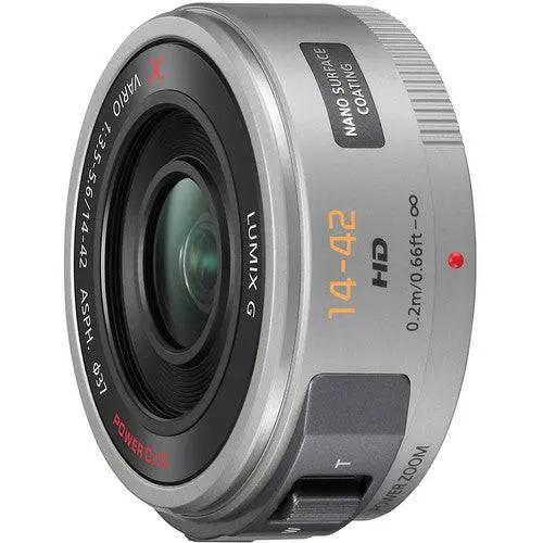 Panasonic Lumix G X Vario PZ 14-42mm f/3.5-5.6 Power O.I.S. Lens (Silver)