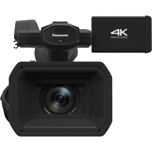 Panasonic HC-X1 4K Ultra HD Professional Camcorder w/ 2x 128GB Sandisk Extreme Pro, PRO Headphones, Led Light, Carrying Bag, Filters Bundle