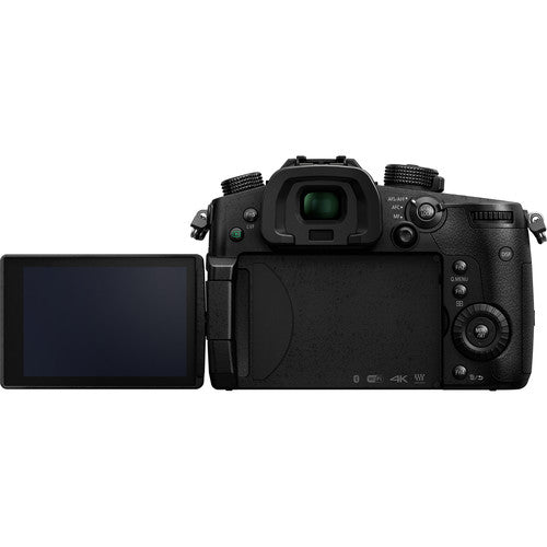 Panasonic Lumix DC-GH5 Wi-Fi 4K Digital Camera Body with 64GB Card + Backpack + Flash + Battery + Flex Tripod + Kit