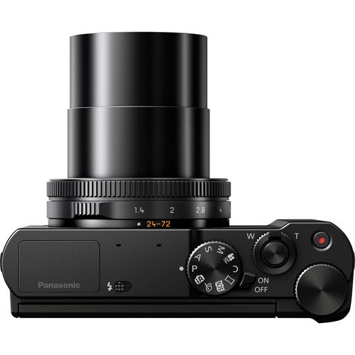 Panasonic Lumix LX10 20.1 MP 3X Optical Zoom Digital Camera (Black) + 64GB Deluxe Bundle
