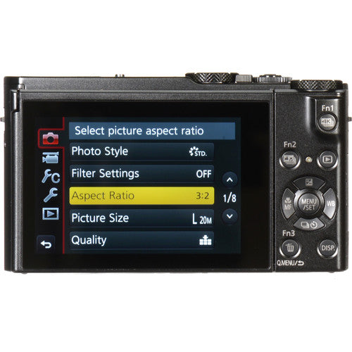 Panasonic Lumix LX10 20.1 MP 3X Optical Zoom Digital Camera (Black) + 64GB Deluxe Bundle