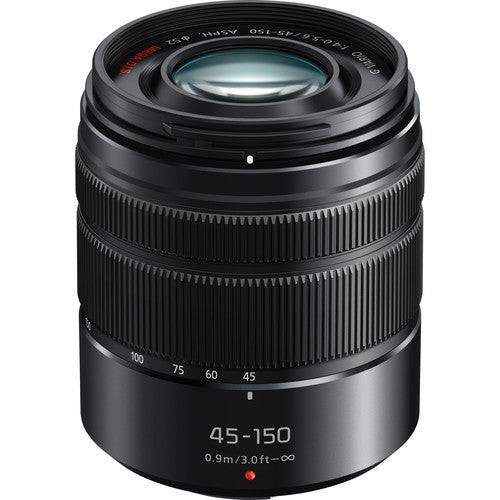 Panasonic Lumix G Vario 45-150mm f/4-5.6 ASPH. MEGA O.I.S. Lens (Matte Black)