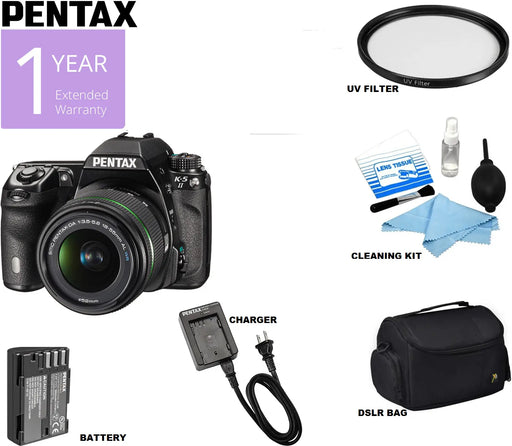 Pentax DSLR K-5 II Camera w/SMC DA 18-55mm WR Lens USA