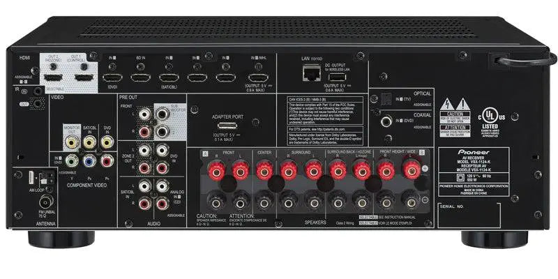 Pioneer VSX-1124-K 7.2-Channel Network AV Receiver