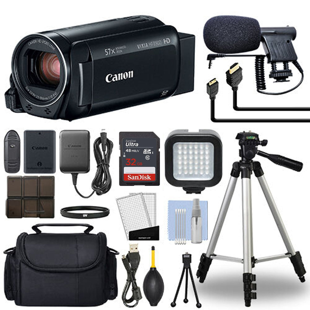 Amazon.com : Canon VIXIA HF R800 Camcorder (Black) (Renewed