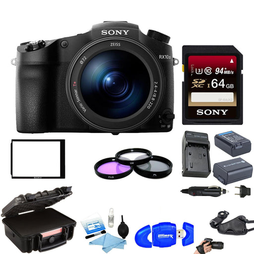 Sony DSC-RX10 III Cyber-shot Digital Camera w/ 64GB SD Card & Accessory Bundle
