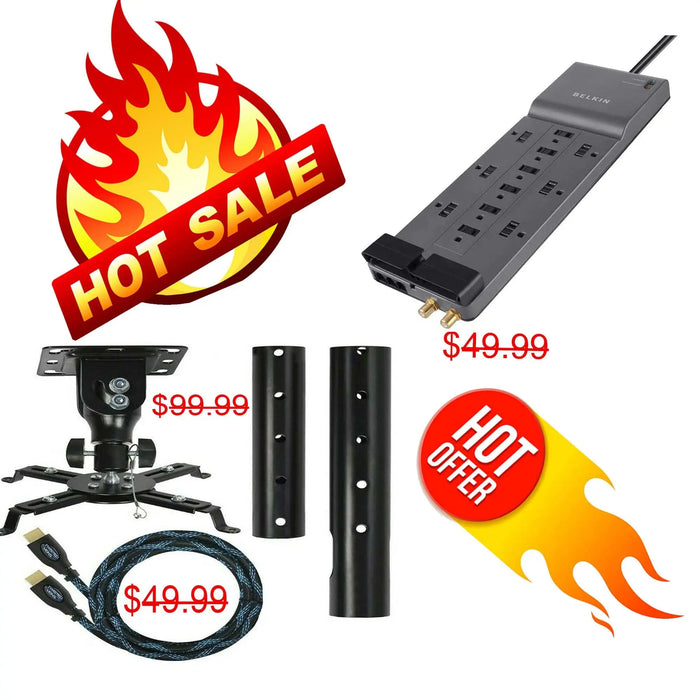 Recommended Accessory Bundle For EPSON Projectors Under 64LBS