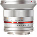Rokinon 12mm f/2.0 NCS CS Lens for Samsung NX Mount (Silver)