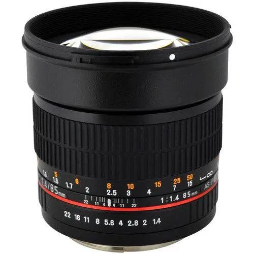 Rokinon 85mm f/1.4 AS IF UMC Lens for Samsung NX Mount