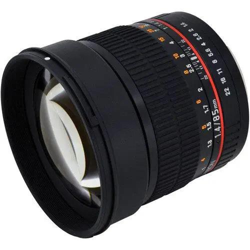 Rokinon 85mm f/1.4 AS IF UMC Lens for Samsung NX Mount