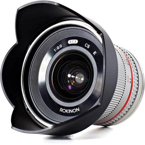 Rokinon 12mm f/2.0 NCS CS Lens for Samsung NX Mount (Silver)