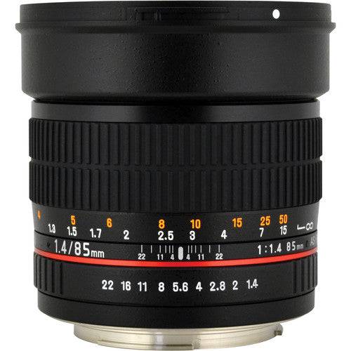 Rokinon 85mm f/1.4 AS IF UMC Lens for Samsung NX Mount