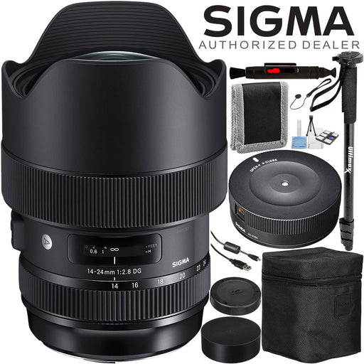 Sigma 14-24mm f/2.8 DG HSM Art Lens for Canon EF with Sigma USB Dock Accessory Package