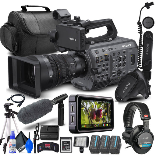 Sony PXW-FX9K XDCAM 6K Full-Frame Camera System with 28-135mm f/4 G OSS Lens- Atomos Ninja V 5" 4K | Sony 64GB G XQD Mega Package