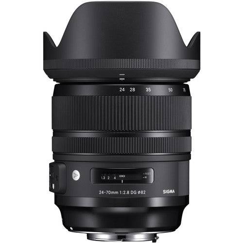 Sigma 24-70mm f/2.8 DG OS HSM Art Lens for Canon EF W/ Filters And More