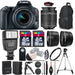 Canon EOS Rebel SL2/250D/SL3 DSLR Camera 18-55mm IS STM Flash EXT BAT 1yr Warranty