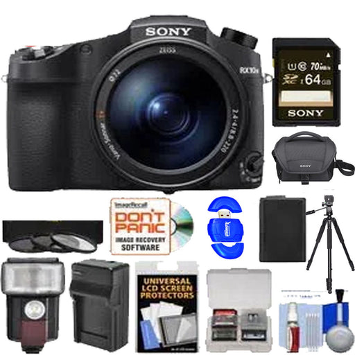 Sony Cyber-shot DSC-RX10 IV Digital Camera with Sony 64GB MC | Sony Carrying Case & More Bundle