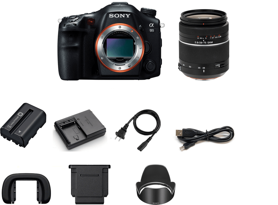 Sony SLT-A99 Alpha DSLR Camera w/Sony 28-75mm f/2.8 Lens USA