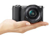 Sony Alpha a5000 Mirrorless Digital Camera with 16-50mm Lens (Black)