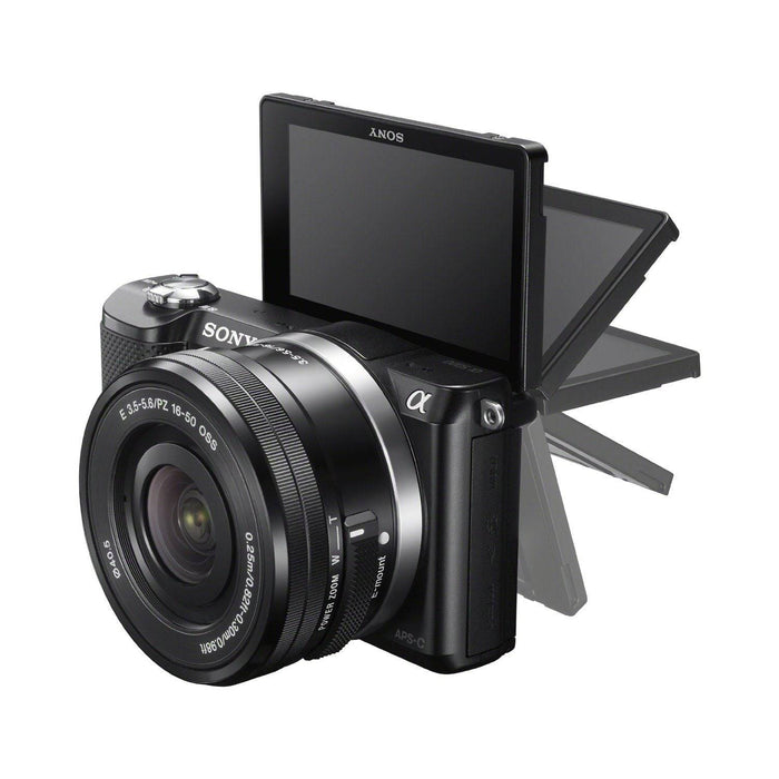Sony Alpha a5000 Mirrorless Digital Camera with 16-50mm Lens (Black)