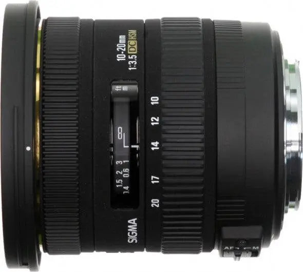 Sigma 10-20mm f/3.5 EX DC HSM Autofocus Zoom Lens For Canon Deluxe Backpack 32GB Memory Card Tabletop/Handgrip Tripod USB Card Reader Card Wallet Dust Blower Lens Cleaning Pen